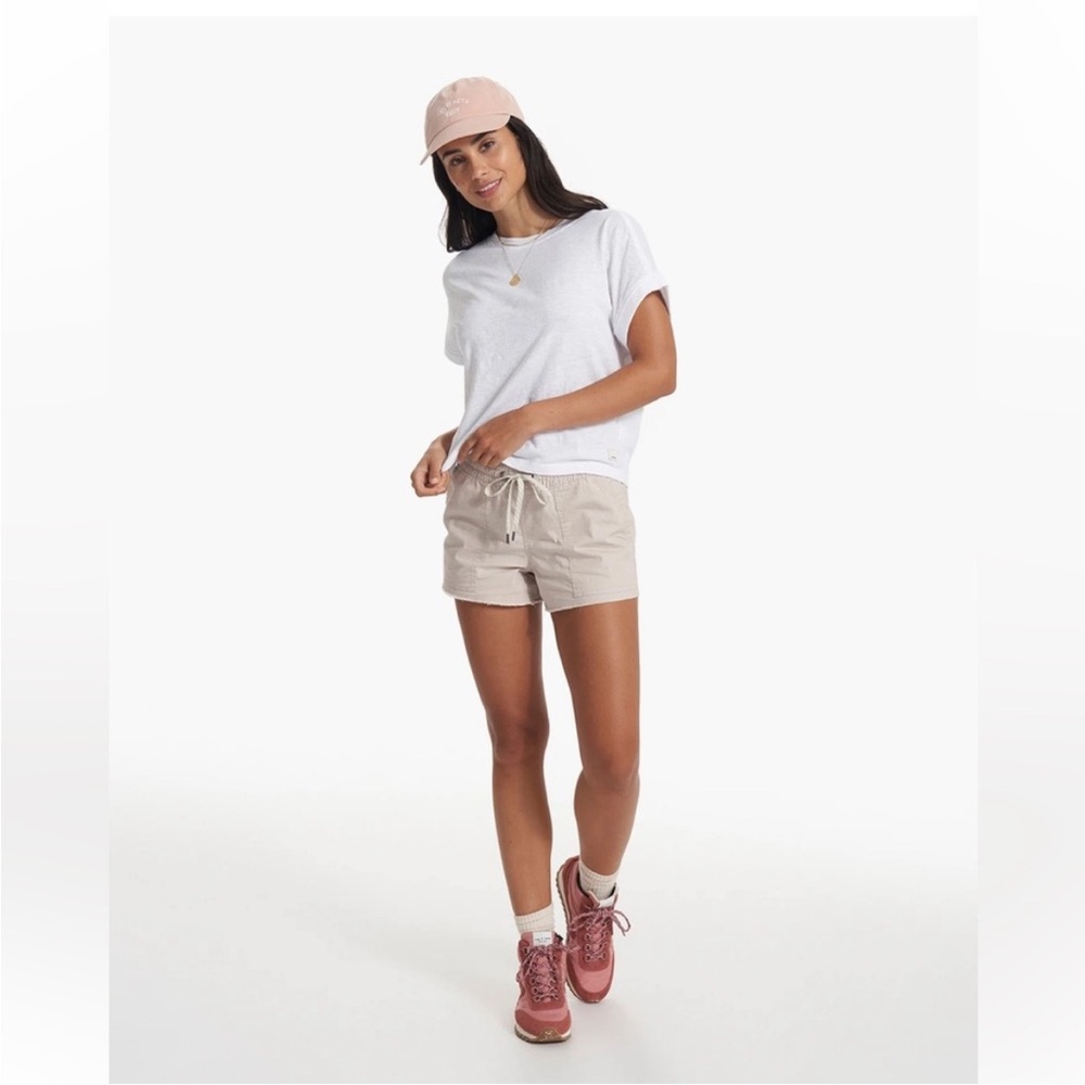 Vuori Vintage Ripstop Short Small Pockets Organic Cotton Khaki